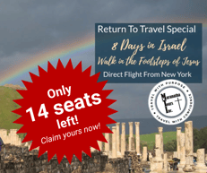 8 Day Israel Special - Only 14 Seats Left!